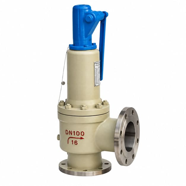 A44Y Spring Full Lift Enclosed Safety Valve with Spanner (PN16/25/40)