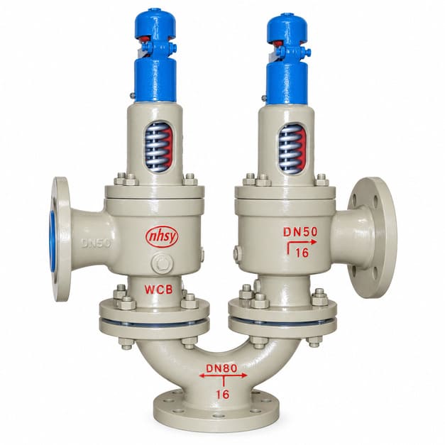 A37H/A38Y/A43H Duplex Spring Safety Valve (PN16/25/40)